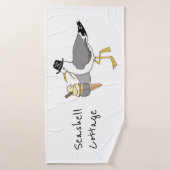 Holiday Zuhause am Meer Küss mir schnelles Seagull Badehandtuch (Badehandtuch)