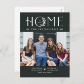 Holiday Zuhause Foto Moving Ankündigung Postkarte (Vorne/Hinten)