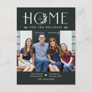 Holiday Zuhause Foto Moving Ankündigung Postkarte