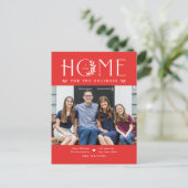 Holiday Zuhause Foto Moving Ankündigung Postkarte (Stehend Vorderseite)