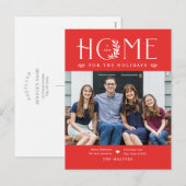 Holiday Zuhause Foto Moving Ankündigung Postkarte (Vorne/Hinten)