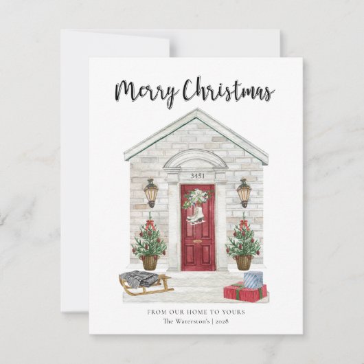 Holiday Zuhause Frohe Weihnachten von unserer Zuha (Vorderseite)