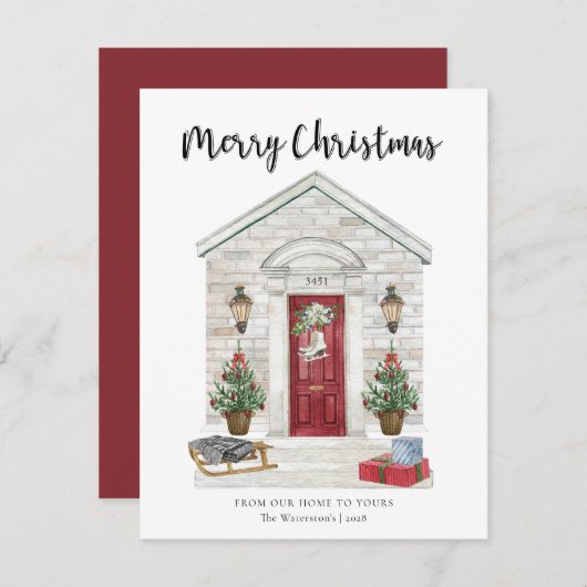 Holiday Zuhause Frohe Weihnachten von unserer Zuha (Vorne/Hinten)