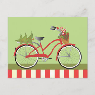 Holidaybike1c Feiertagspostkarte