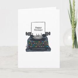 Holidays! 5" x 7" geklappte Grußkarte Karte