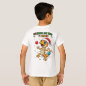 Holidays Are Here to Gecko – Cute Christmas Gecko T-Shirt (Schwarz voll)