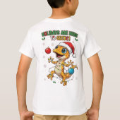 Holidays Are Here to Gecko – Cute Christmas Gecko T-Shirt (Rückseite)