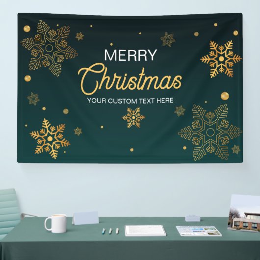 Holidays Christmas party backdrop  Banner (Messe)