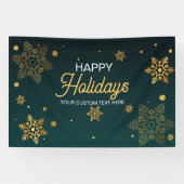 Holidays Christmas party backdrop Banner (Horizontal)