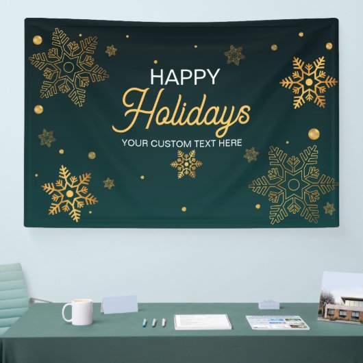 Holidays Christmas party backdrop Banner (Messe)