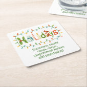 Holidays designed Christmas Rechteckiger Pappuntersetzer (angewinkelt)