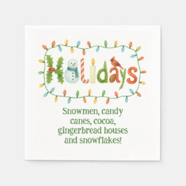 Holidays designed Christmas Serviette