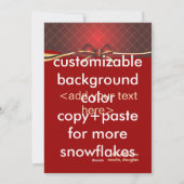 Holidays fotocards, customize your text (Back) Feiertagskarte (Rückseite)