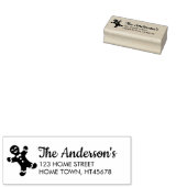 Holidays Gingerbread Man Rücksendeadresse Gummistempel (Stempel)