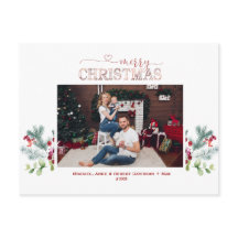 Holidays Grüne Foto Rose Gold Frohe Weihnachten