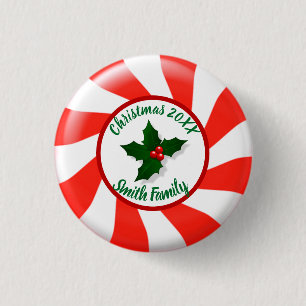 Holidays Minze Candy Custom Button