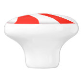 Holidays Minze Candy Custom Keramikknauf (Seitenansicht)