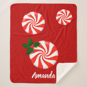 Holidays Minze Candy Custom Sherpadecke