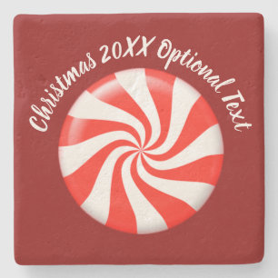 Holidays Minze Candy Custom Steinuntersetzer