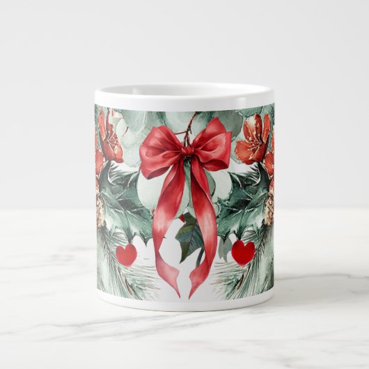 Holidays Mood  Bone China Mug Jumbo-Tasse (Vorderseite)