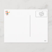 Holidays Niedliches Schwein Feiertagspostkarte (Rückseite)