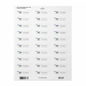 Holidays Scrub Jay Label (Vorne)