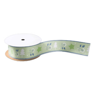 Holidays Wide Satin Ribbon, 2 Yard Spool Satinband