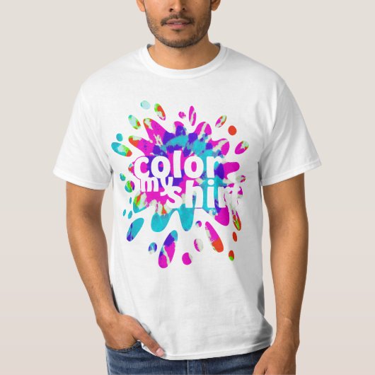 holiES - FARBEN MEIN SHIRT Splash (Vorderseite)