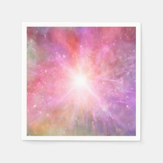 holiES - farbenfrohe Universum-Puderwolken Serviette