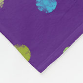 holiES - farbiges PEACE-Zeichen + Ihre Ideen Fleecedecke (Ecke)