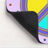 holiES - farbiges PEACE-Zeichen + Ihre Ideen Mousepad (Ecke)