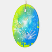 holiES - Fliegertauben ART Keramik Ornament (Links)