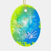 holiES - Fliegertauben ART Keramik Ornament (Hinten)