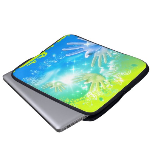 holiES - Fliegertauben ART Laptopschutzhülle (Vorne Knopf)