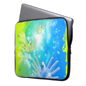 holiES - Fliegertauben ART Laptopschutzhülle (Vorderseite Links)