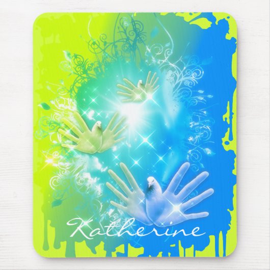 holiES - Fliegertauben ART Mousepad (Vorne)