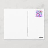 holiES - Hände Punkte farbiges Muster 1 Postkarte (Rückseite)