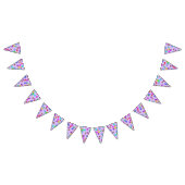 holiES - Hände Punkte farbiges Muster 1 Wimpelkette (Alle)