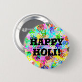 holiES - Hände spritzen farbiges Grunge Muster 2 Button (Vorne & Hinten)