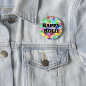 holiES - Hände spritzen farbiges Grunge Muster 2 Button (Beispiel)
