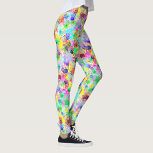 holiES - Hände spritzen farbiges Grunge Muster 2 Leggings