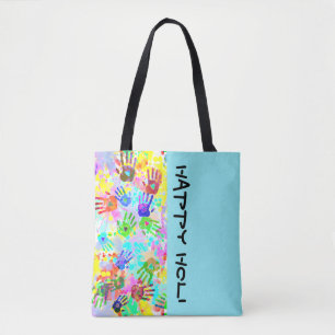 holiES - Hände spritzen farbiges Grunge Muster 2 Tasche
