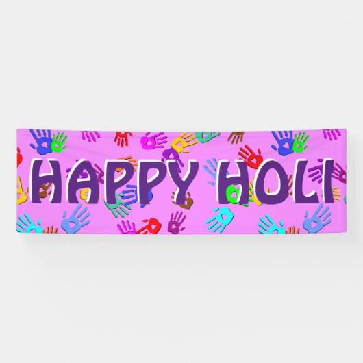 holiES - händfarbenes Muster 1 + Ihr Backgr. Banner (Horizontal)