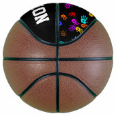 holiES - händfarbenes Muster 1 + Ihr Backgr. Basketball (Rechts)