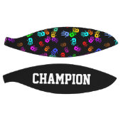 holiES - händfarbenes Muster 1 + Ihr Backgr. Basketball (Panele)