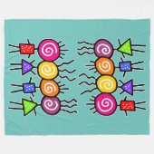 holiES - HOLI BEST FREUNDE + Ihre Ideen Fleecedecke (Vorderseite (Horizontal))