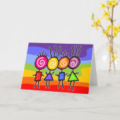 holiES - HOLI BEST FREUNDE + Ihre Ideen Karte (Gelbe Blume)