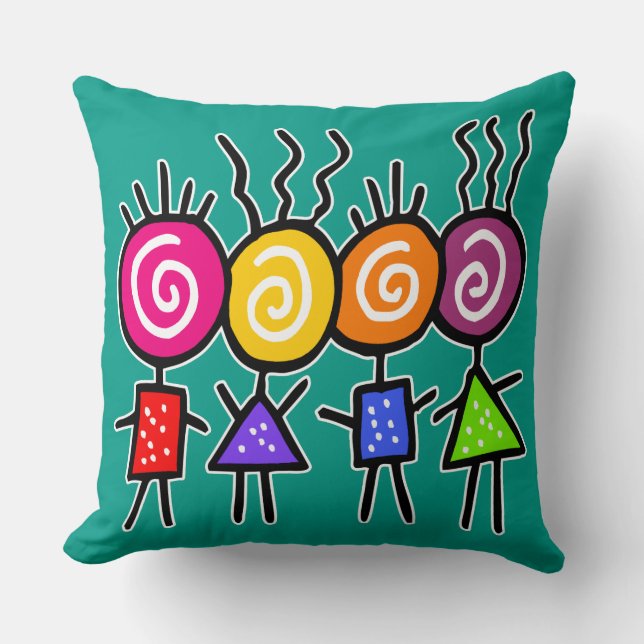 holiES - HOLI BEST FREUNDE + Ihre Ideen Kissen (Vorderseite)