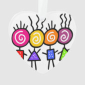 holiES - HOLI BEST FREUNDE + Ihre Ideen Ornament (Rückseite)