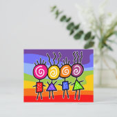 holiES - HOLI BEST FREUNDE + Ihre Ideen Postkarte (Stehend Vorderseite)